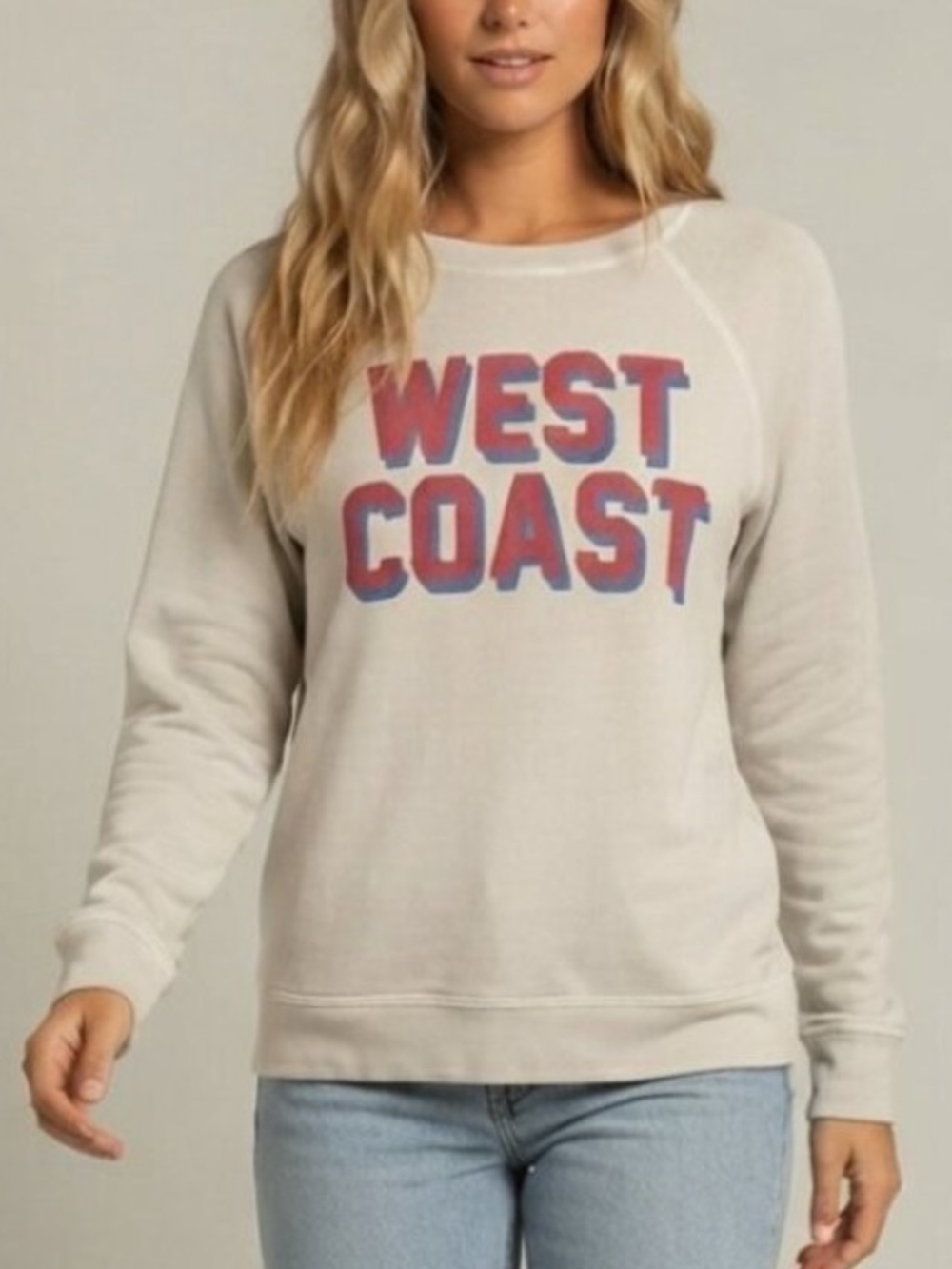 Retro Brand Off White Pullover Sweatshirt Size Medium 57196